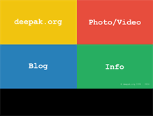 Tablet Screenshot of deepak.org